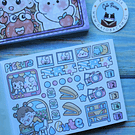Libro de stickers niña cute