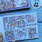 Libro de stickers niña cute