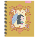 Pack 10 cuadernos 100 hojas cuadriculados diseño Princesas