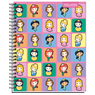 Pack 10 cuadernos 100 hojas cuadriculados diseño Princesas
