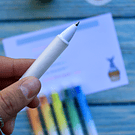 Set 6 bolígrafos tinta gel cambia de color