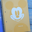 Cuaderno tres materias diseño Mickey 150 hojas
