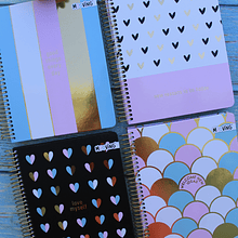 Cuaderno 1/2 oficio diseño Chic