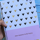 Cuaderno 1/2 oficio diseño Chic