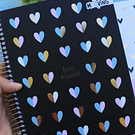 Cuaderno 1/2 oficio diseño Chic