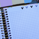 Cuaderno 1/2 oficio diseño Chic