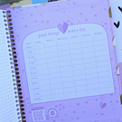 Cuaderno 1/2 oficio diseño Chic