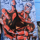 Cuaderno tres materias diseño attack on Titan