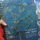 Cuaderno diseño Vincent Van Gogh con separador
