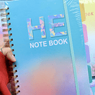 Libreta Note Book, con separador