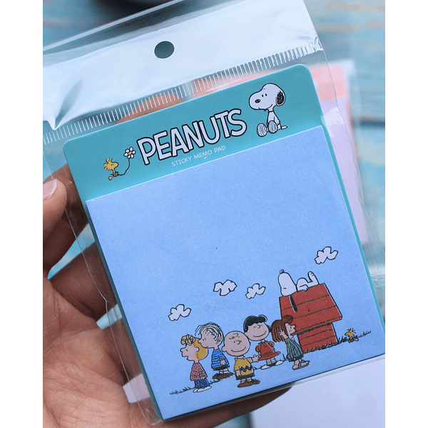 Notas adhesivas diseño Snoopy