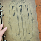 Binder hojas ilustradas Harry Potter