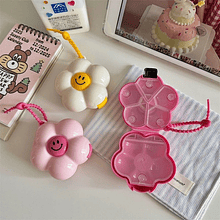 Pastillero Portatil diseño Flor 