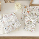 Papel de regalos Floral 10 pliegos 50x35cm