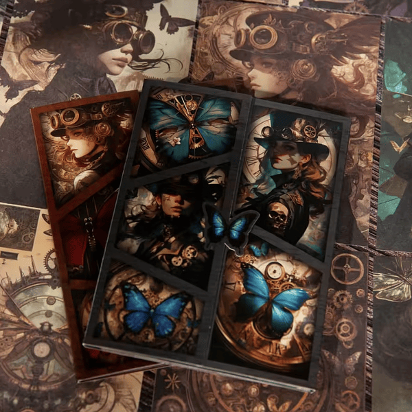 Set de hojitas vintage para decorar