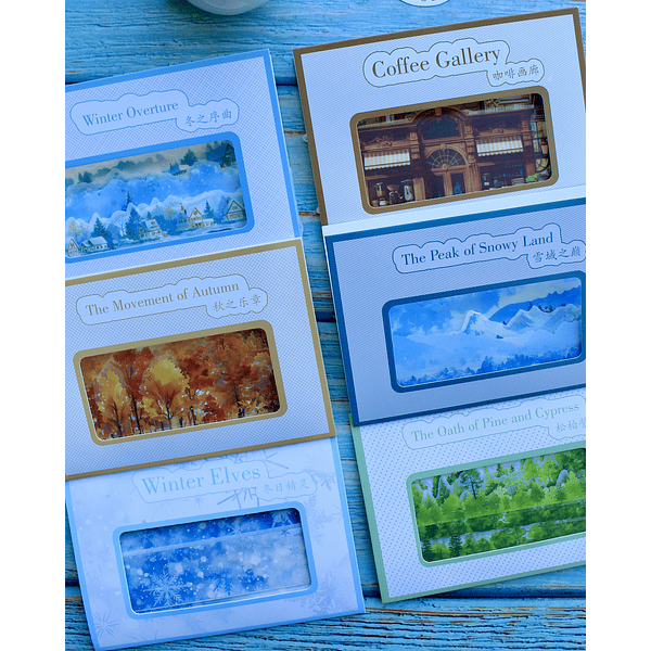 Set de Stickers Bordes de Paisajes