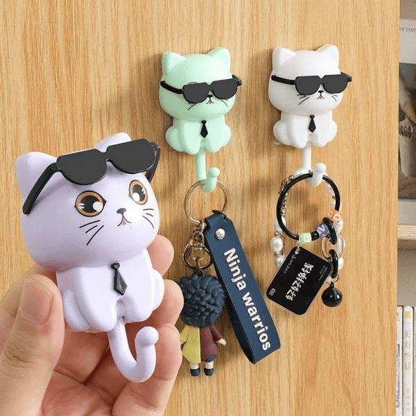 Ganchos para llaves Gatito
