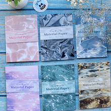 Set 20 hojitas de papel para decorar