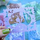 Set de imagenes decorativas troqueladas