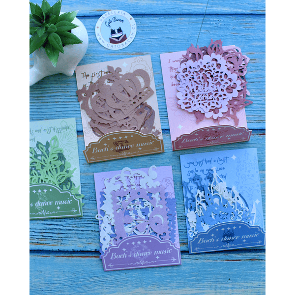 Set de imagenes decorativas troqueladas