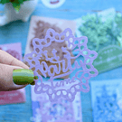 Set de imagenes decorativas troqueladas