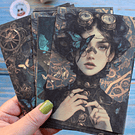 Set de hojitas vintage para decorar