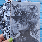 Set de hojitas vintage para decorar