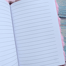 Libreta peluda diseño Corazón + Boligrafo