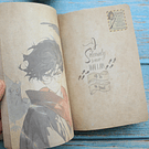 Libreta ilustrada Hermione Harry Potter tipo anime