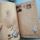 Libreta ilustrada Hermione Harry Potter tipo anime