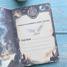 Libreta ilustrada Hermione Harry Potter tipo anime