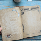 Libreta ilustrada Hermione Harry Potter tipo anime