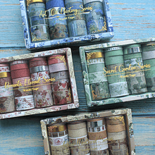 Cajita 24 washi Tape diseño Vintage