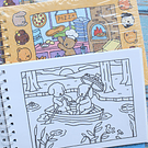 Libro para Colorear tipo Bobbie Goods, tamaño A5