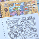 Libro para Colorear tipo Bobbie Goods, tamaño A5