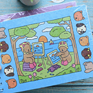 Libro para Colorear tipo Bobbie Goods, tamaño A5