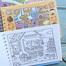 Libro para Colorear tipo Bobbie Goods, tamaño A5