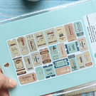 Set de stickers diseño Estampillas