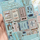 Set de stickers diseño Estampillas