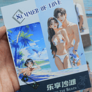 Libro de stickers diseño anime pareja