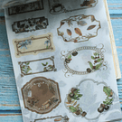 Libro de stickers y papel decorativo