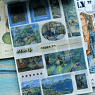 Libro de stickers y papel decorativo