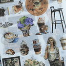 Libro de stickers y papel decorativo