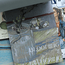 Libro de stickers y papel decorativo