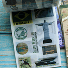 Libro de stickers y papel decorativo