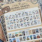 Libro de stickers y papel decorativo