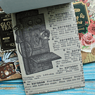 Libro de stickers y papel decorativo