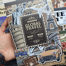 Libro de stickers y papel decorativo