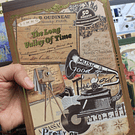 Libro de stickers y papel decorativo