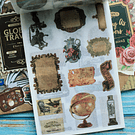 Libro de stickers y papel decorativo
